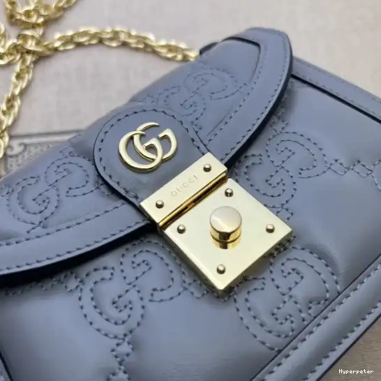 Hyperpeter BAG MATELASSÉ HANDLE TOP GG GUCCI SMALL 0626